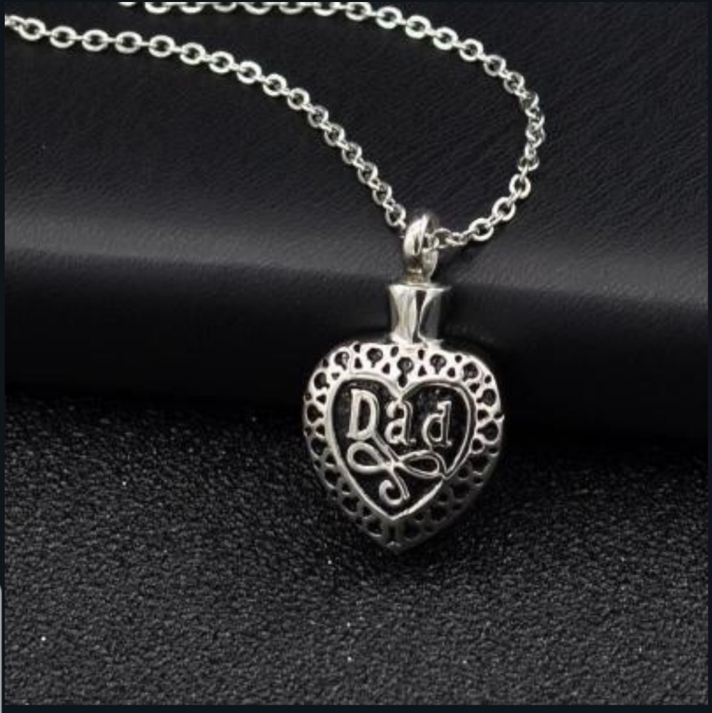 Dad urn necklace